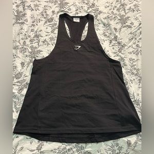 Gymshark Men’s React Stringer, Black, Medium